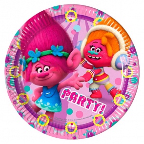 Тарелки из серии Тролли размером 23 см., 8 штук (Procos, tp87014)